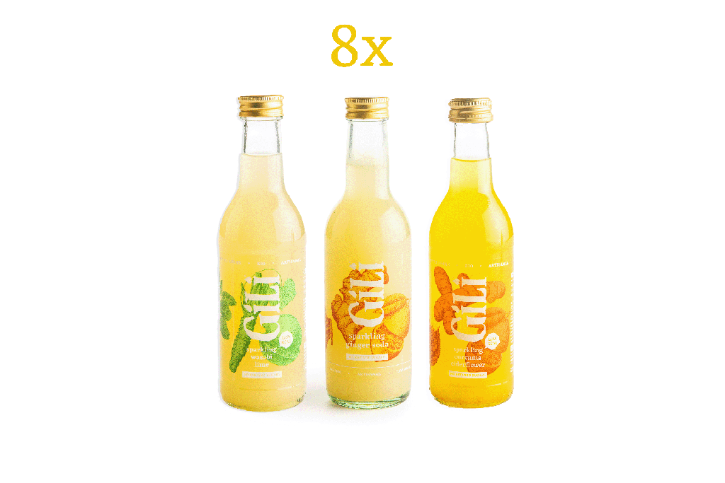 [GGSB-MXD] GILI Lemonade bottles (8x3 Mixed pack)