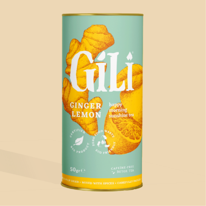 Gili &quot;zero food waste&quot; Spicy & Energizing Ginger-Lemon Tea