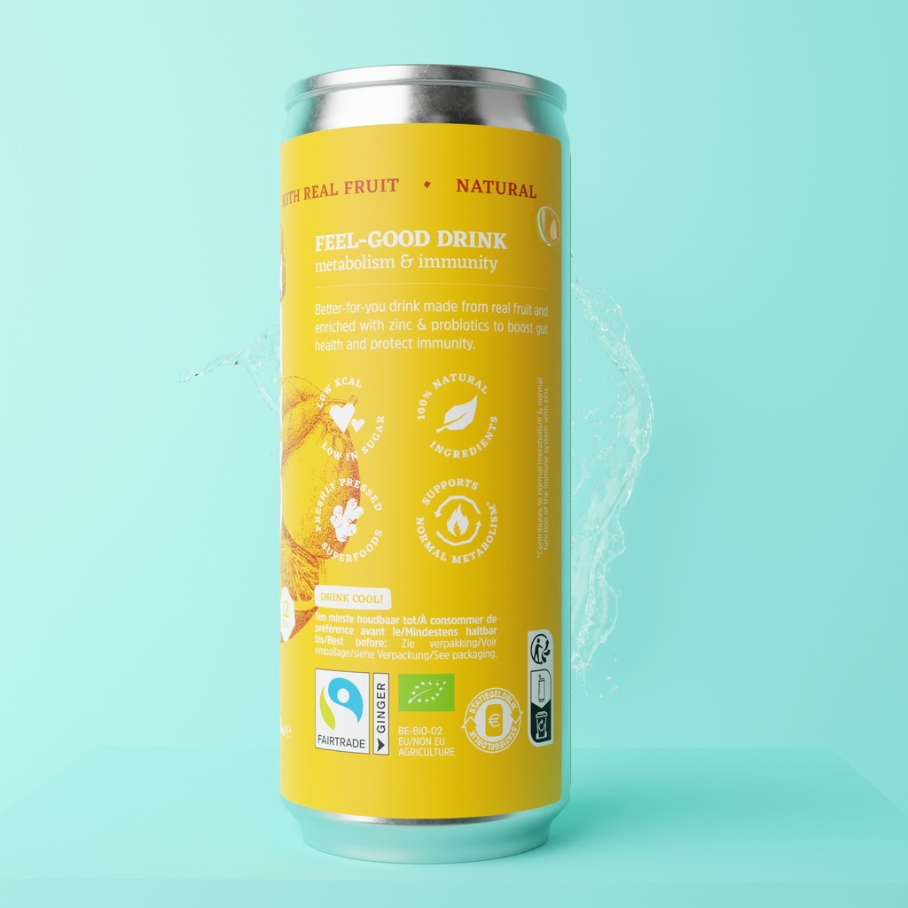 GILI MULTIPACK SPARKLING GINGER-LEMON - ORGANIC (back right)