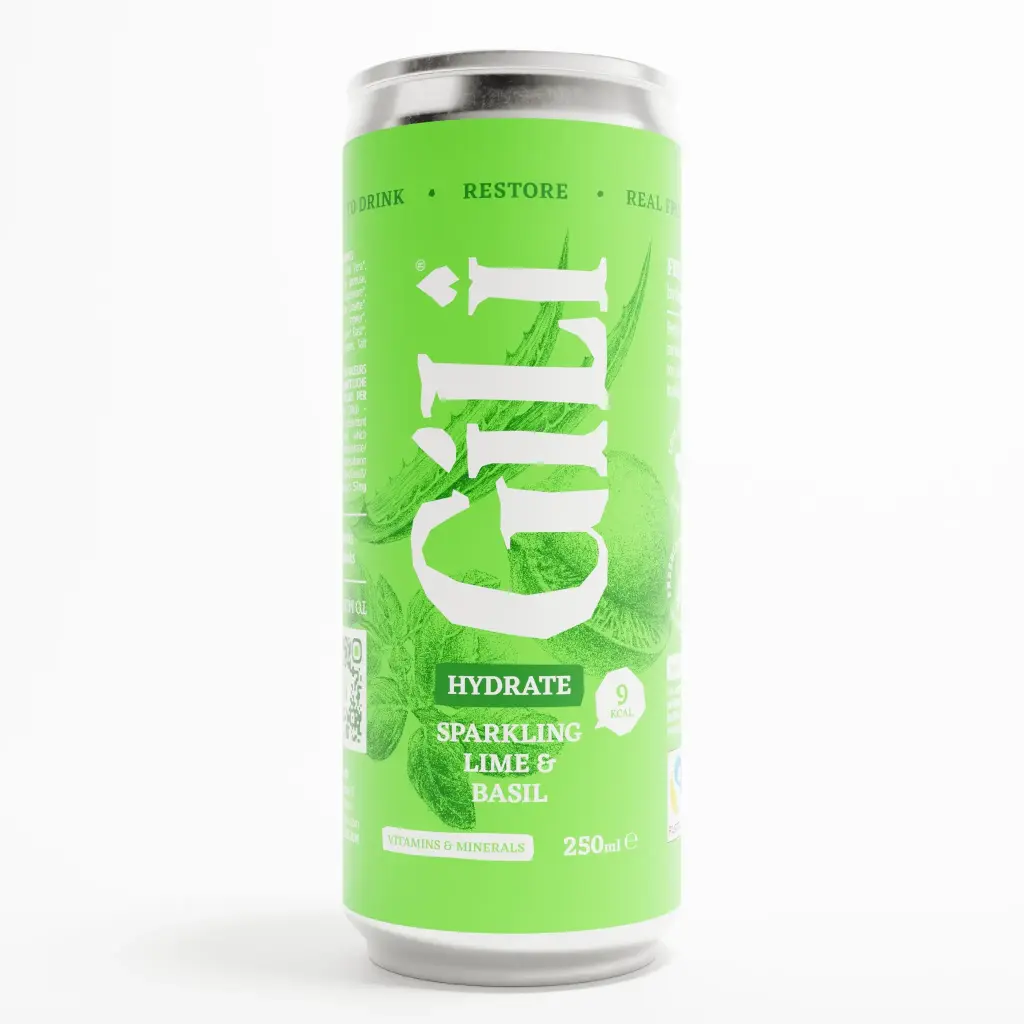 GILI SPARKLING HYDRATE BASIL - MULTIPACK (ORGANIC) FAIRTRADE
