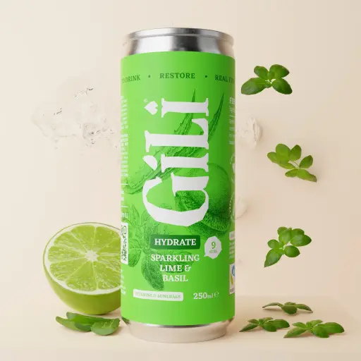 GILI SPARKLING HYDRATE BASIL - MULTIPACK (ORGANIC)